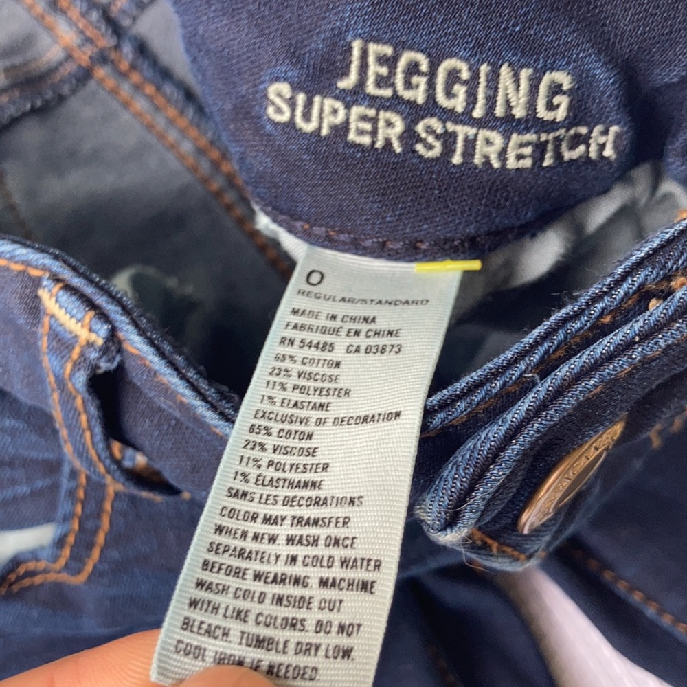 American eagle super stretch denim Jegging sz 24 - Picture 5 of 10